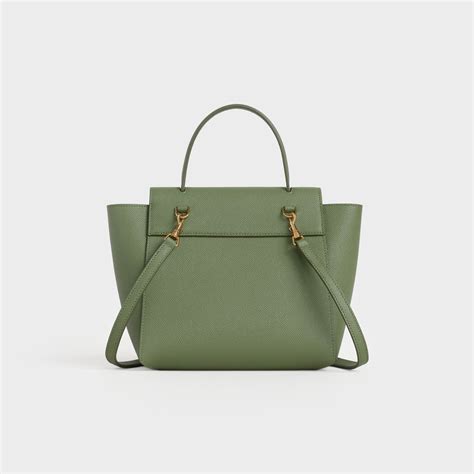 celine 189003zva|NANO BELT BAG IN GRAINED CALFSKIN .